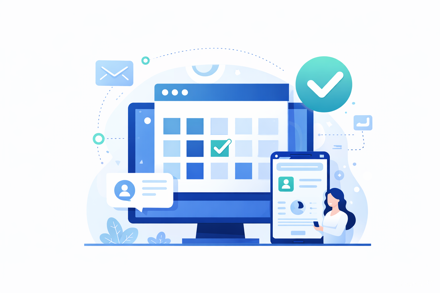 Booking Automation Illustration